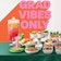 A table spread from a graduation party with the words "Grad Vibes Only" on the wall.
