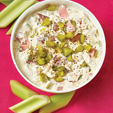 Bowl of Dill Pickle Dip