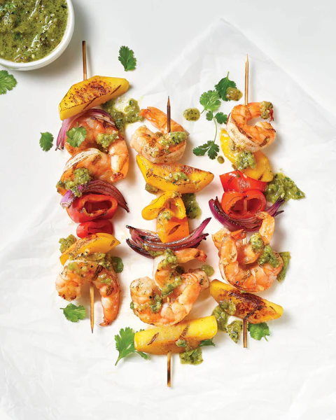 Mexicana Shrimp Kabobs