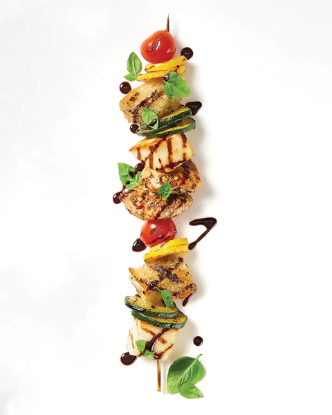 Tuscan Chicken Kabobs