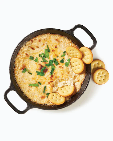 Skillet of Hot Crab and Havarti Dip