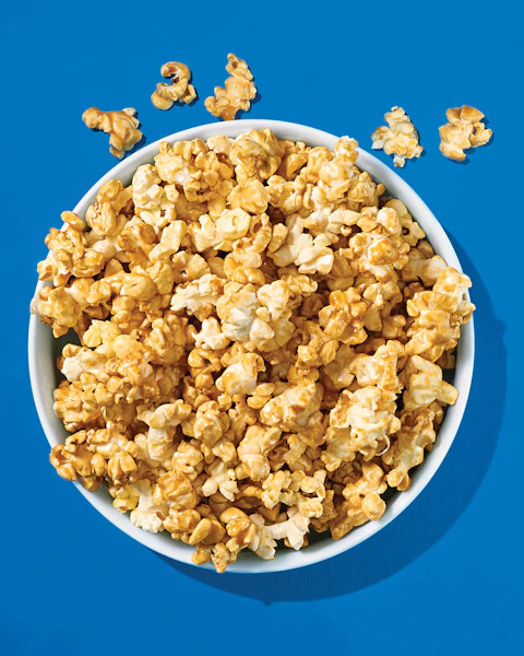 Bowl of Air Fried Caramel Corn