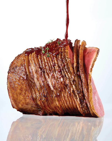Ham with Fig Black Tea Sauce