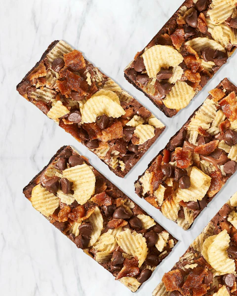 Potato Chip and Bacon Brownies