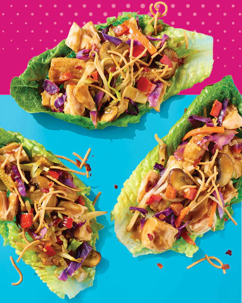 Thai Chicken Lettuce Cups
