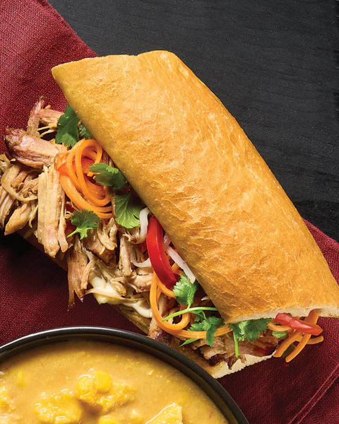 A Toasted Bahn Mi sandwich