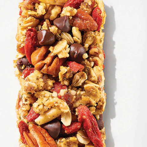 A Chocolate Chip oatmeal snack and breakfast bar