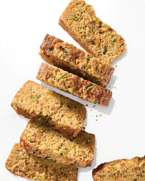 Slices of Keto Zuchinni Bread