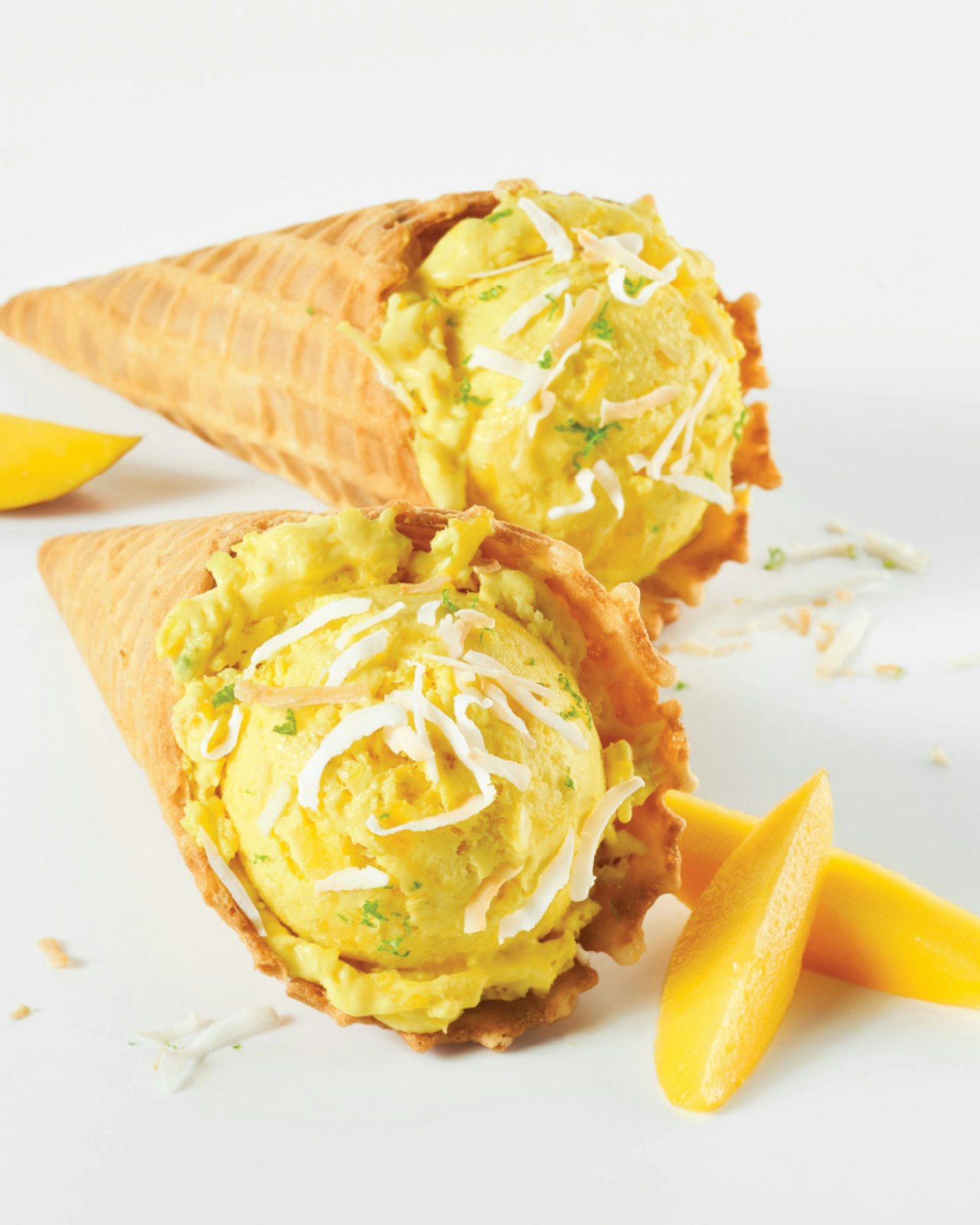 Hy-Vee Seasons | Coconut-Rum Mango Ice Cream