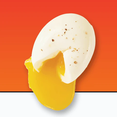A soft boiled egg