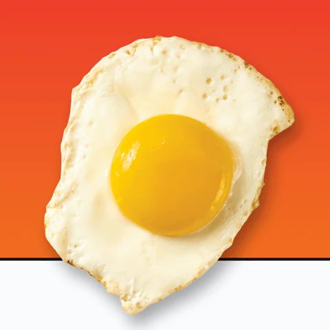A sunny side up egg