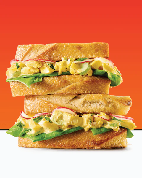 Tarragon and Shallot Egg Salad Sandwich
