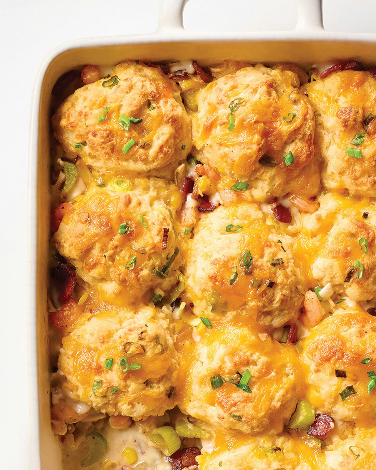 HyVee Seasons Shrimp Chowder and Biscuits Casserole