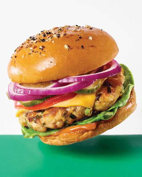 Pan Fried Walleye Burger