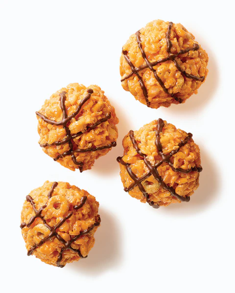 Basketball Cereal Treats