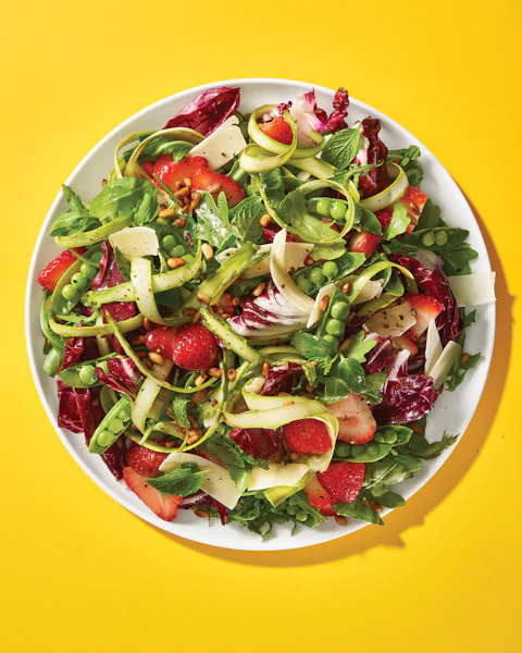 Bowl of Spring Asparagus salad