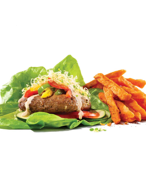 Harissa Turkey Burgers with Lettuce Buns