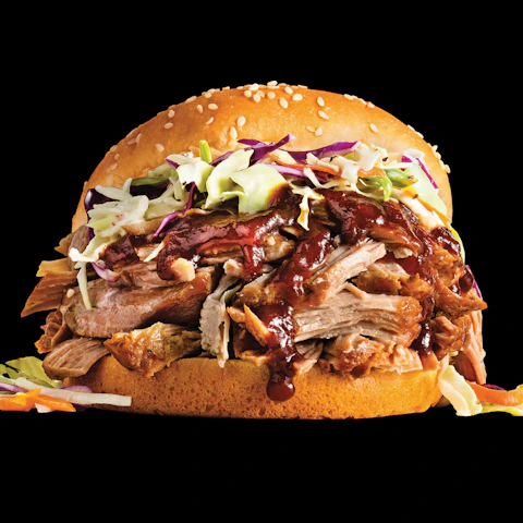 Saucy Pulled Pork Sandwich