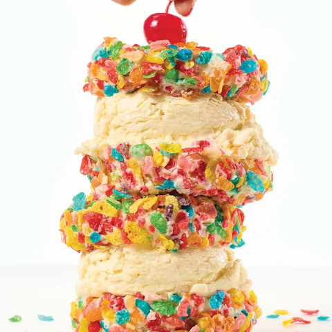 Fruity Pina Colada ice cream Sandwiches